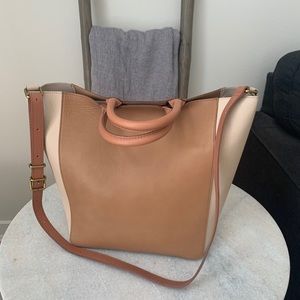 Madewell abroad dual toned tote